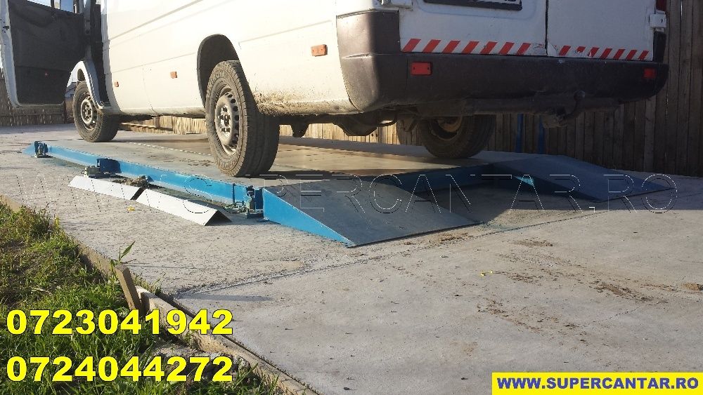 Cantar auto dube 10t 5mx2,5m Omologat lemne carbune fier vechi deseuri