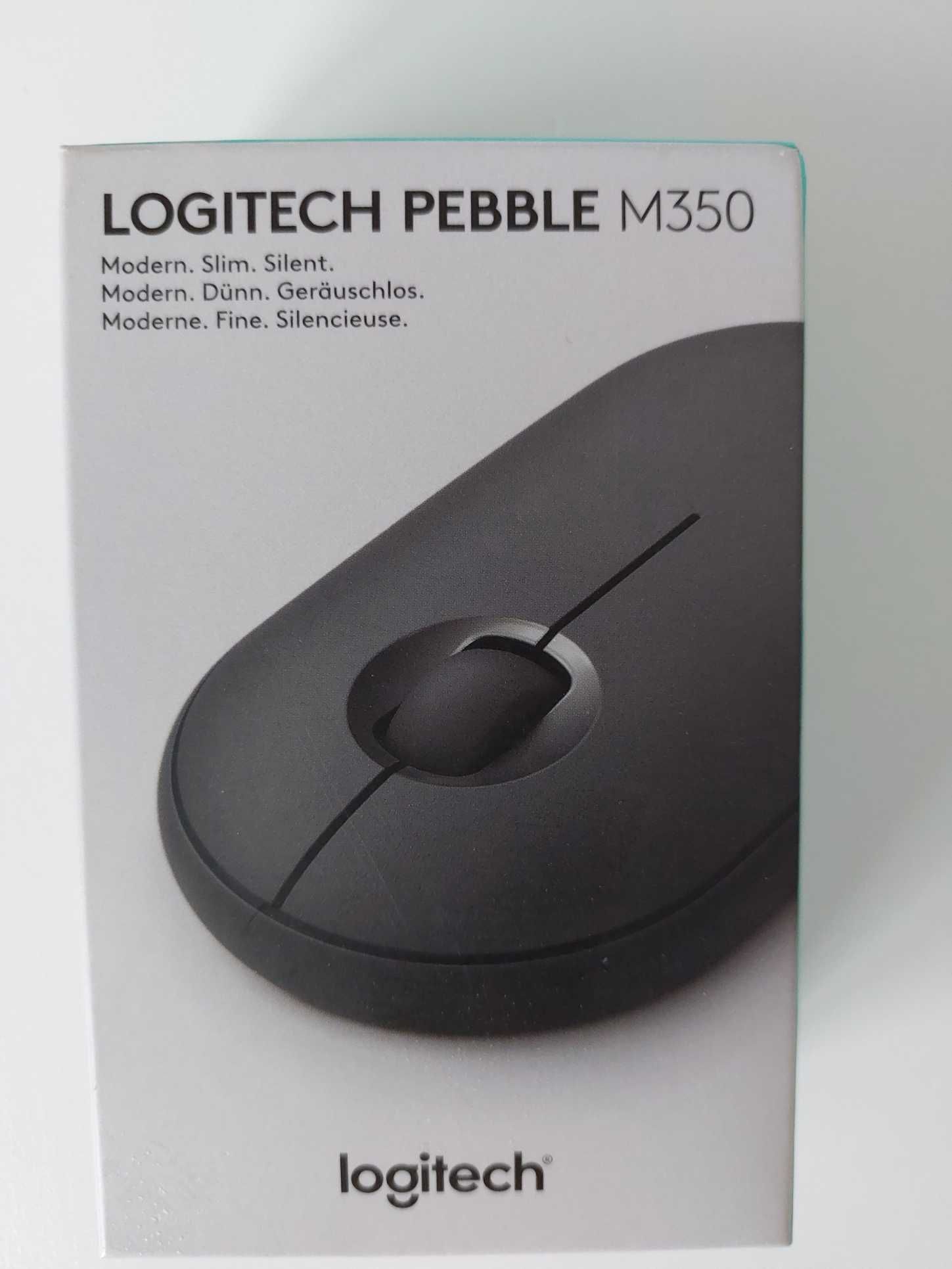 Mouse wireless Logitech Pebble M350, culoare gri (Grafit)