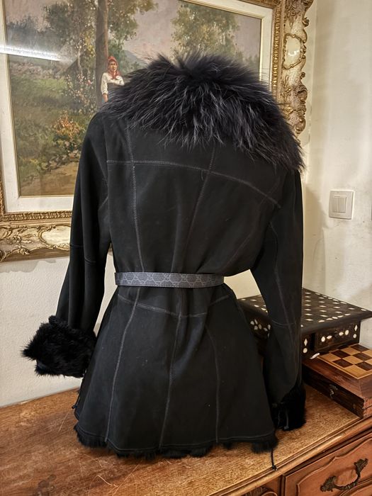 Палто лисица естествен косъм