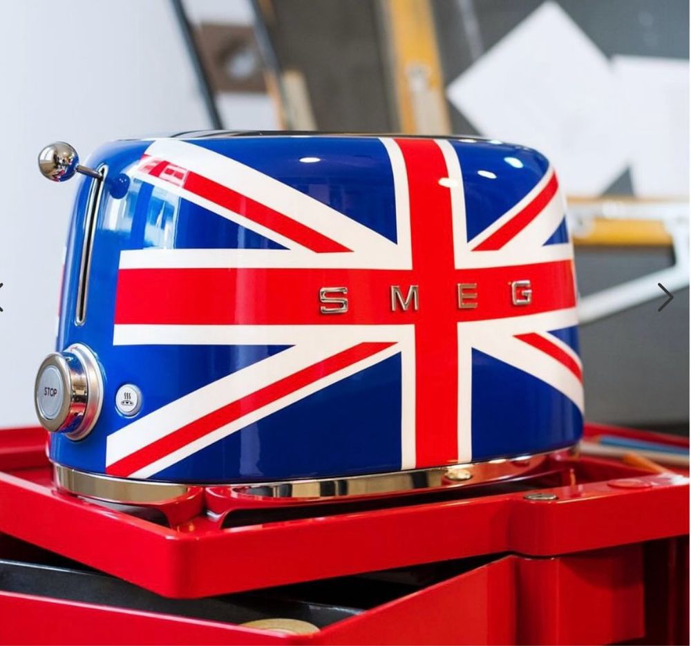Тостер SMEG, цвят: Британско знаме