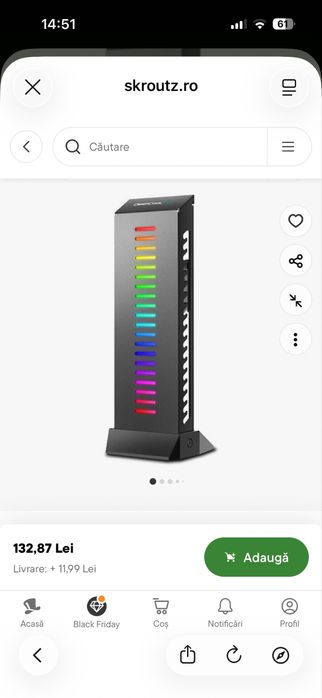 Vand Deepcool Gh-01 Suport pentru GPU