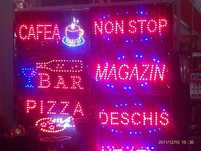 Reclama Fixa Text LED  animatie luminoasa dinamica Multicolor