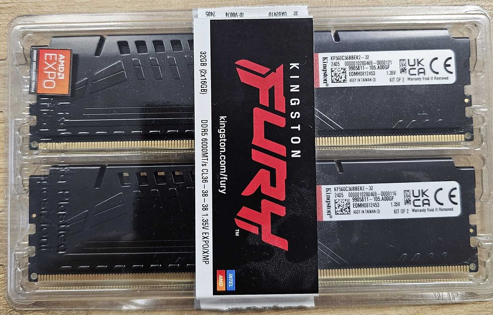Memorii RAM Kingston Fury DDR5 2x16GB KF560C36BBEK2-32