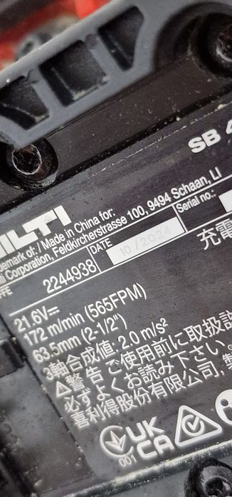 Hilti SB 4-22 Taietor cu banda Nuron