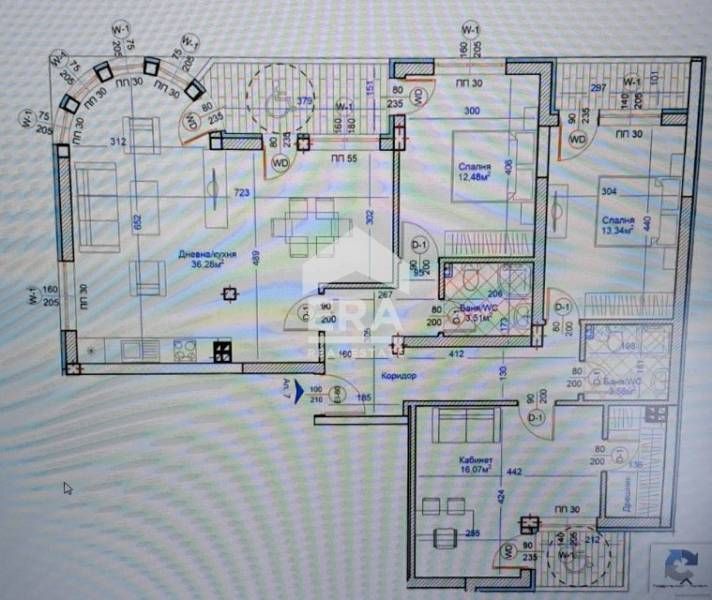 Продава се Четиристаен апартамент в Варна, Център - 164 кв.м за 2421 €/кв.м - Снимка #3