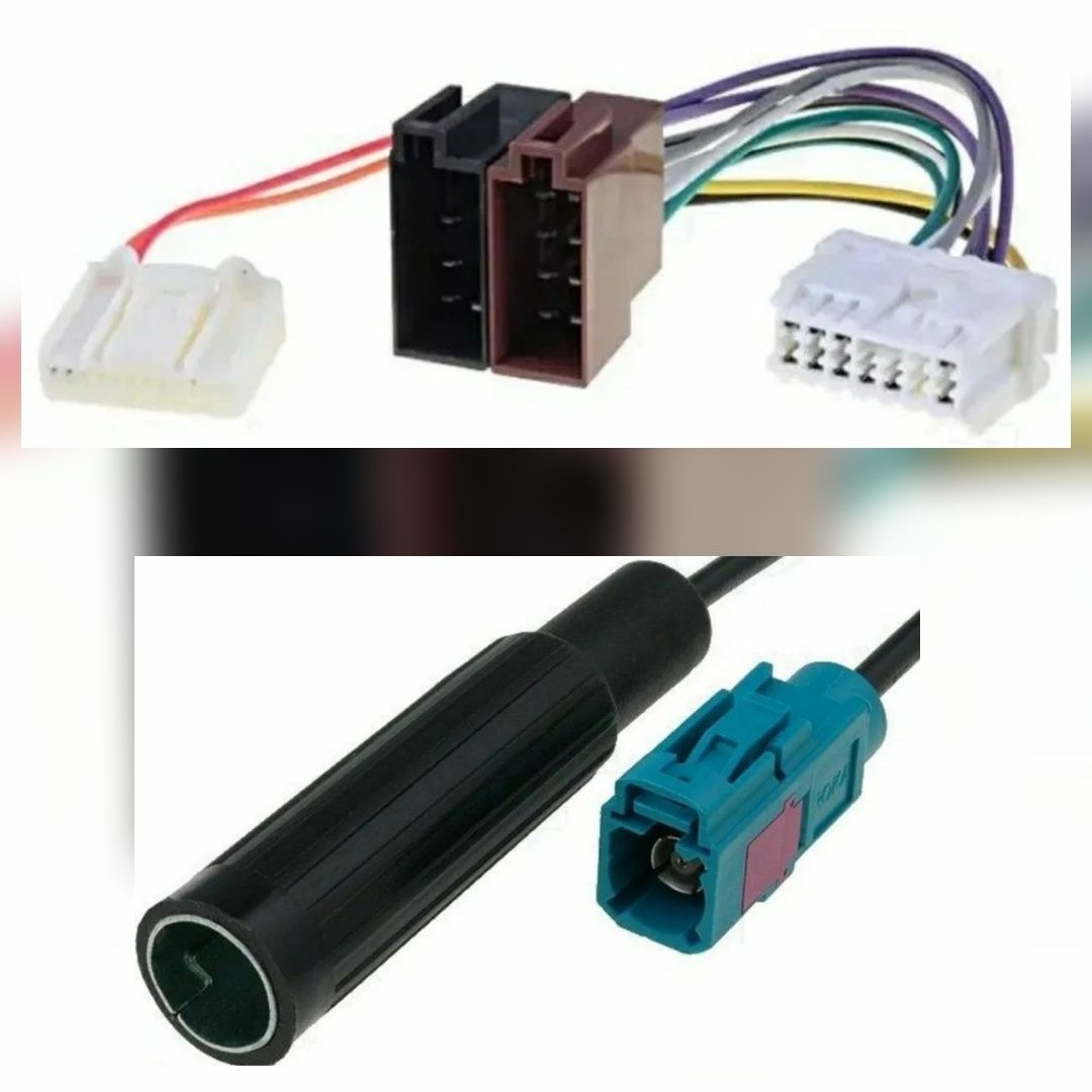 Pachet Cablu Mufa Adaptoare Conectoare DACIA ISO unitate OEM Originala