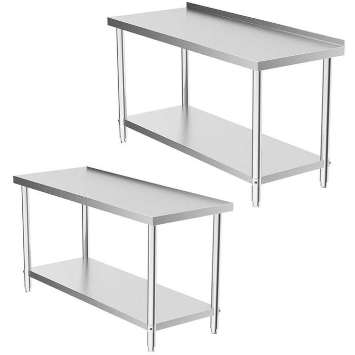 Masa Inox Profesionala 140x60x85cm – Polita Jos, Factura