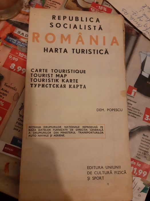 Harta Republica socealistă România