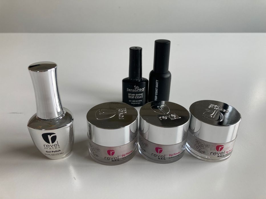 OFERTA! Set pudre REVELNAIL si DIPME + activatori CADOU!
