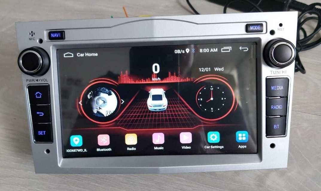 Navigatie Android 2GB Opel Astra Vectra Zafira Corsa Waze WiFi YouTube