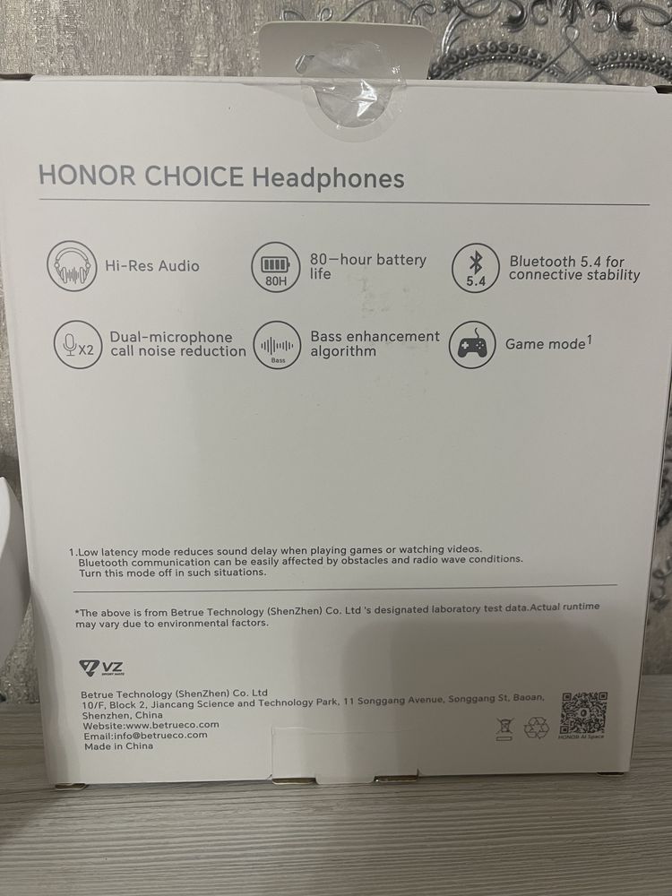 Безпроводные наушники от HONOR ORIGINAL