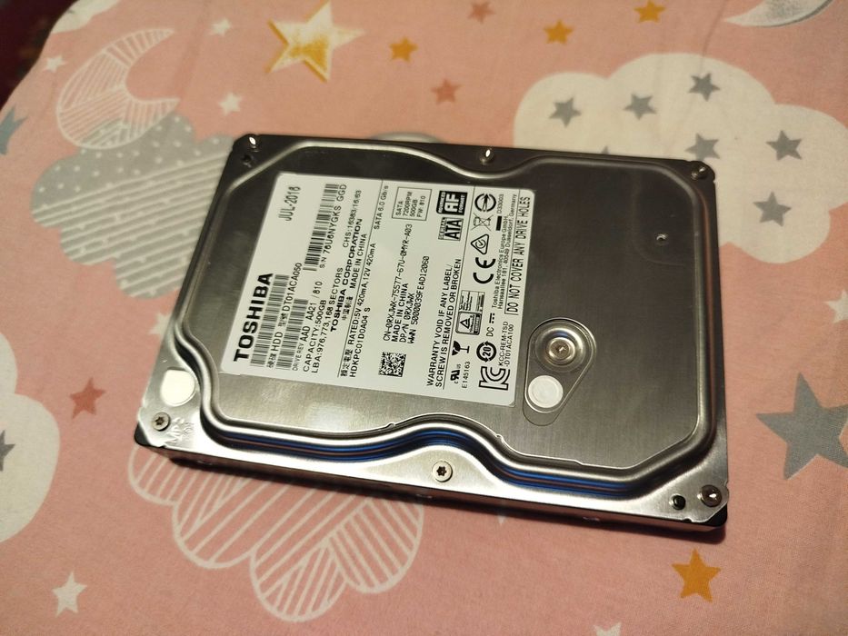 Hard disk PC calculator 500Gb Toshiba