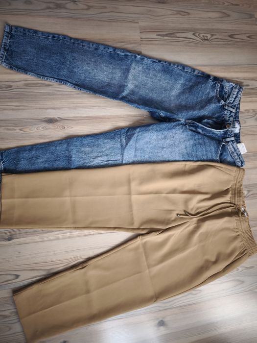 Дънки Bershka и спортно елегантен панталон