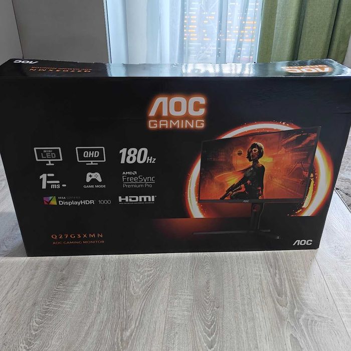 AOC Q27G3XMN/BK QHD 2560x1440 180Hz Mini LED
