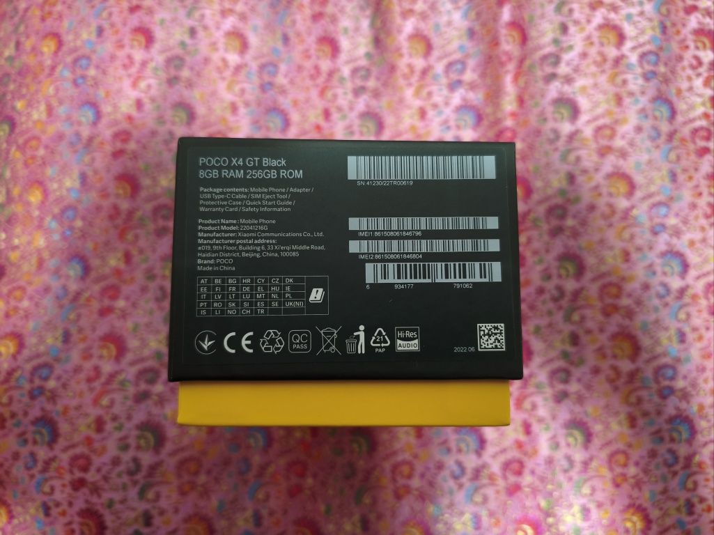 POCO X4 GT 8/256
