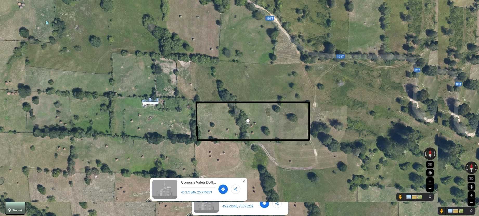 Teren de vanzare Valea Doftanei zona Craite 4853mp