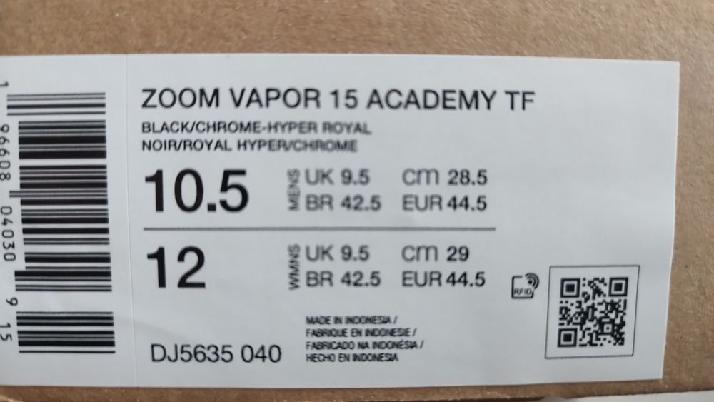 Ghete fotbal sintetic NOI Nike Zoom Vapor 15 Academy marimea 40