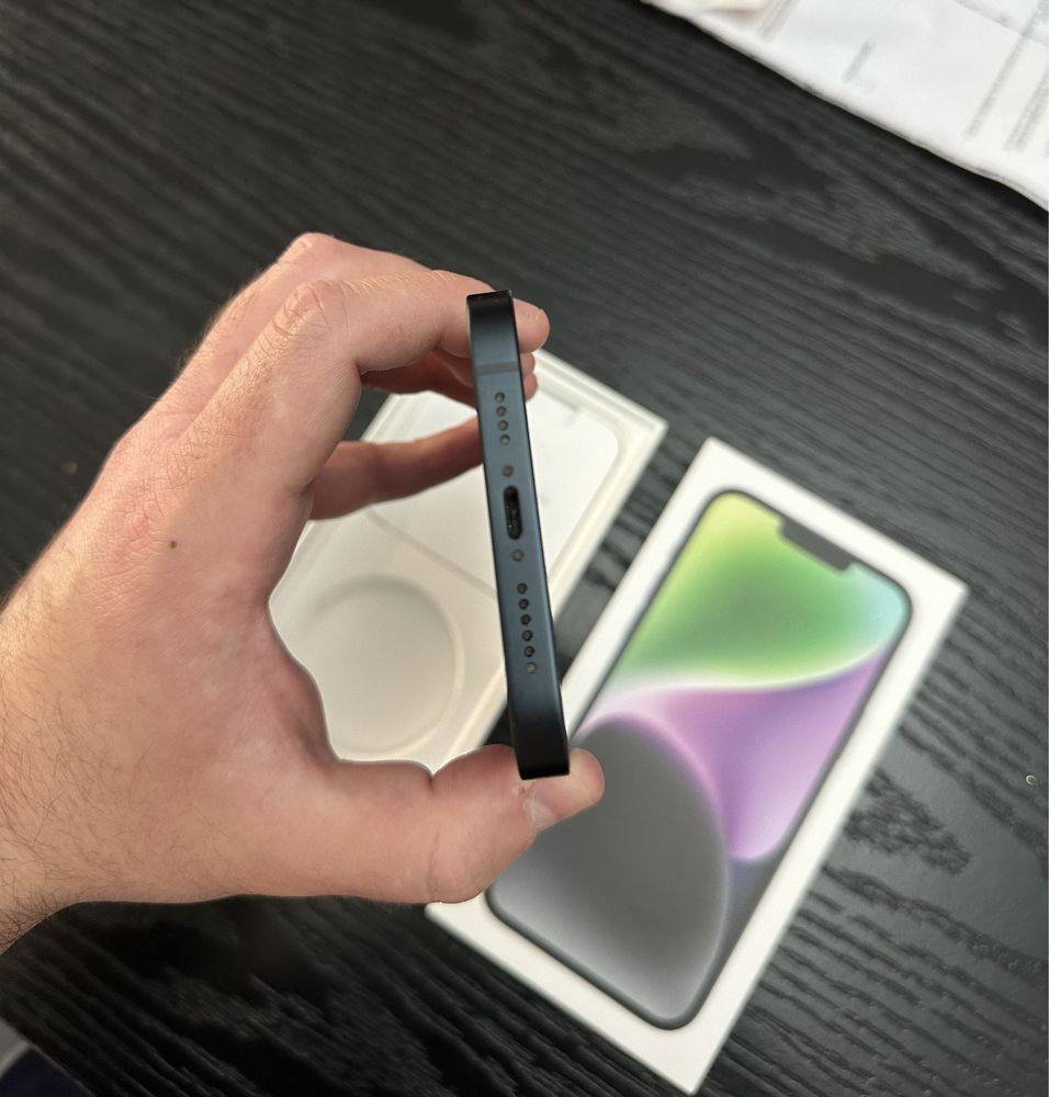 Telefon mobil Apple iPhone 14 Plus, 256GB, 5G, Midnight