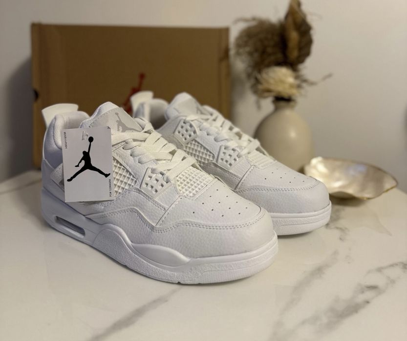 Adidasi JORDAN 4 White Thunder 41 42 Black Friday