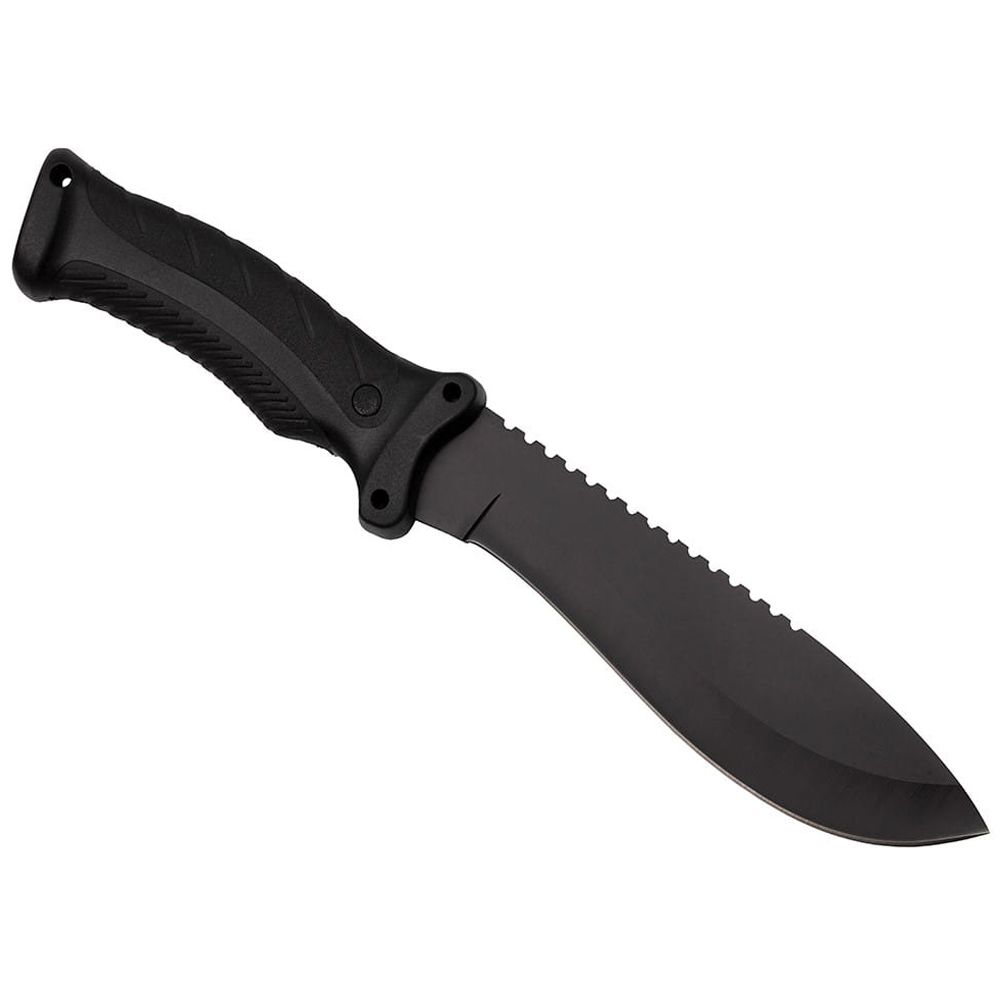 Cutit vanatoare Kukri Madness, otel, 30.5 cm, negru, teaca inclusa
