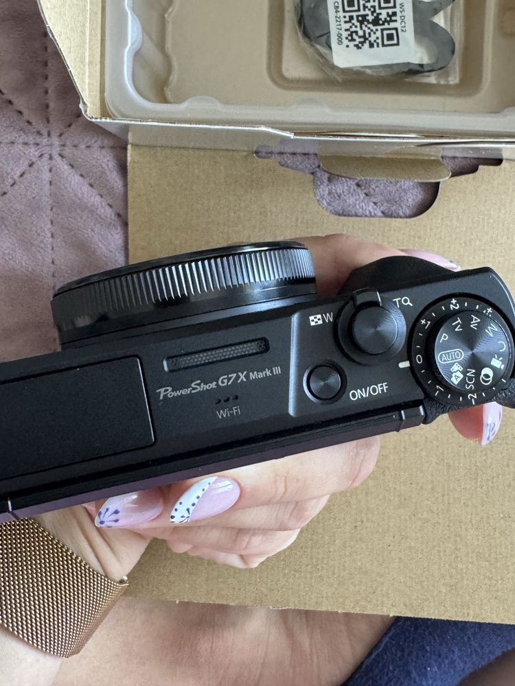 Canon G7X Powershot Mark III - чисто нови