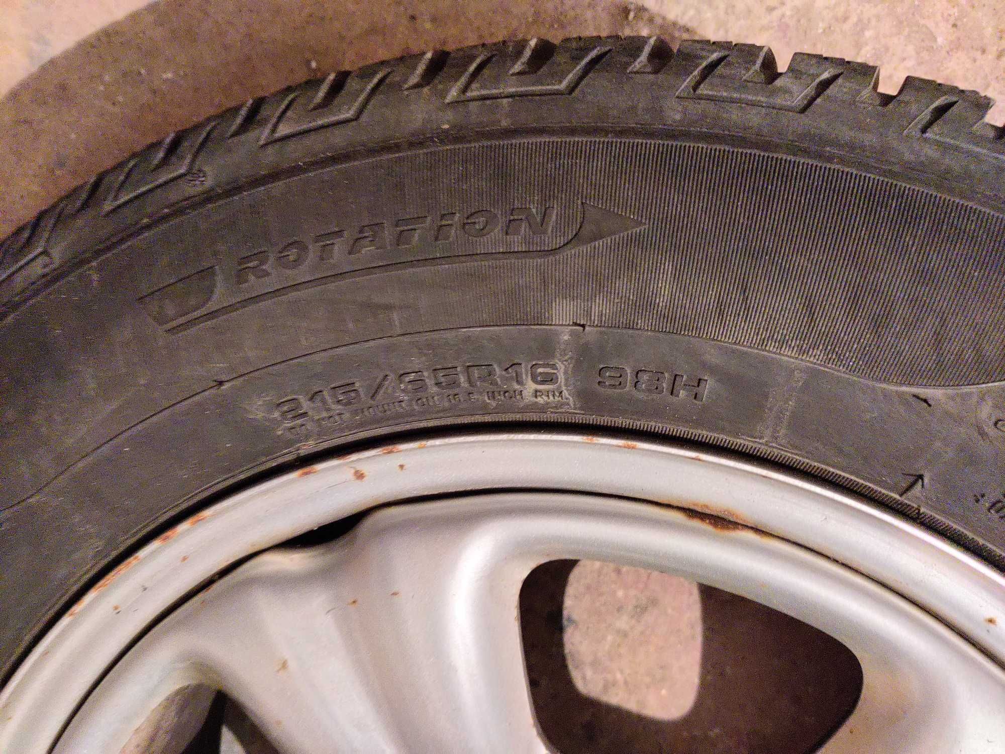 Vand roti cu jante R16 5x100 si cauciucuri de iarna 215/65 R16