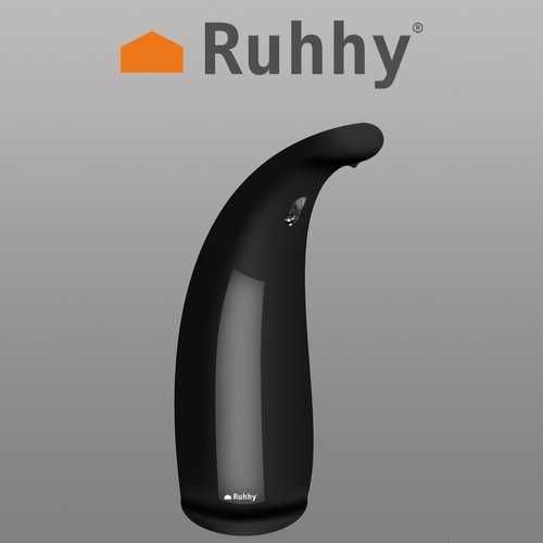 Безконтактен дозатор за сапун черен Ruhhy 22229