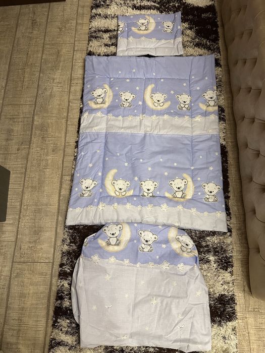 Lenjerie MyKids Bear On Moon Blue