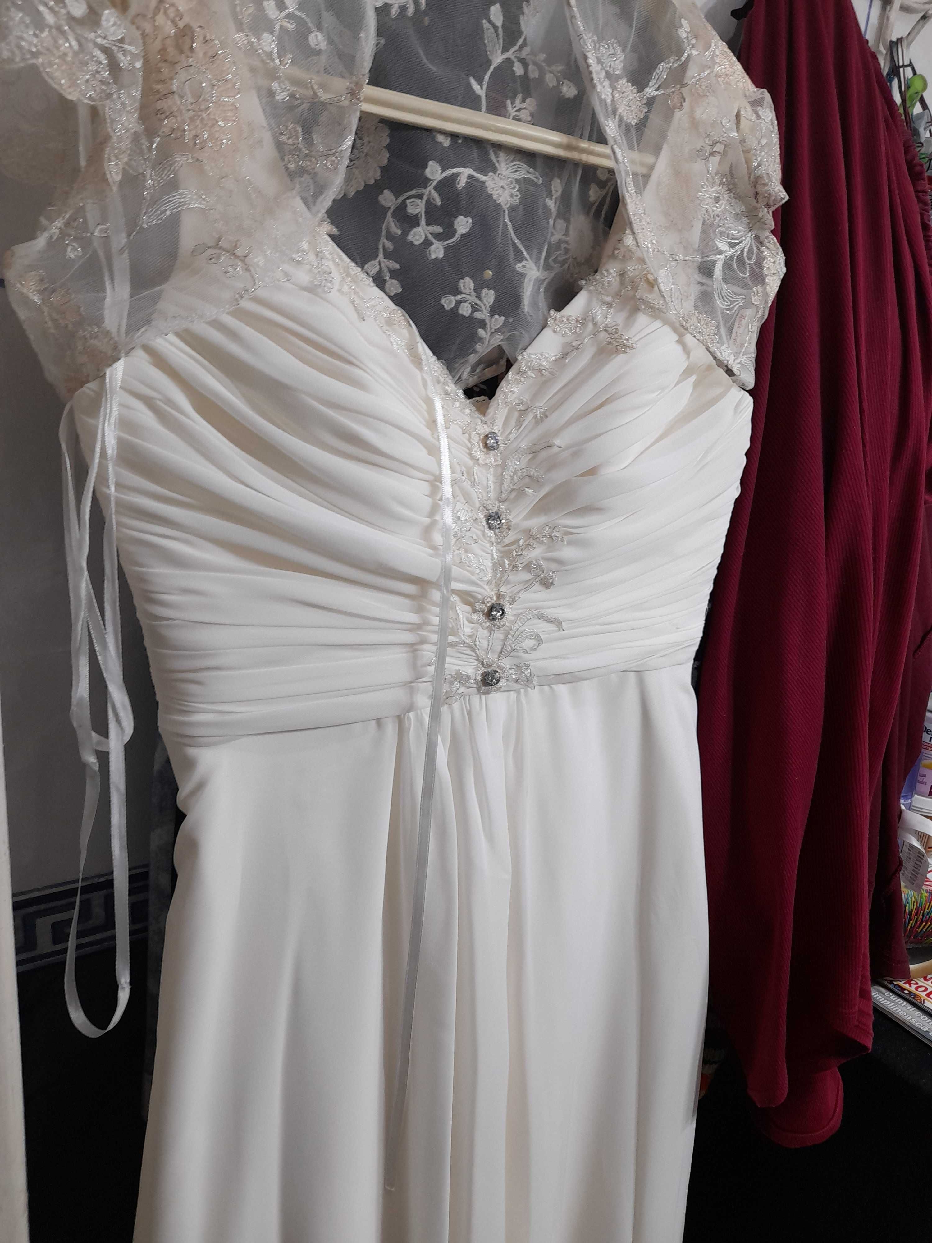 rochie mireasa, adusa din italia,mas,48
