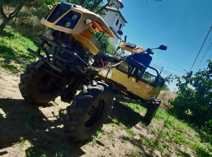 Vând Motocultor progarden alpine 18 cai 4x4 benzină