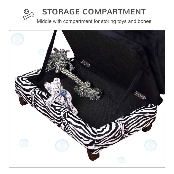 Мека мебел/легло за кучета/котки с място за съхранение на играчки