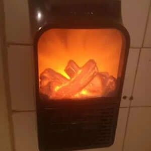 Функционална декорация за стена с електрическата камина Klarstein