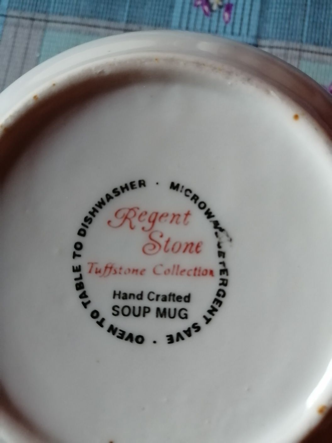 Порцелан чаша за супа с Маркировка