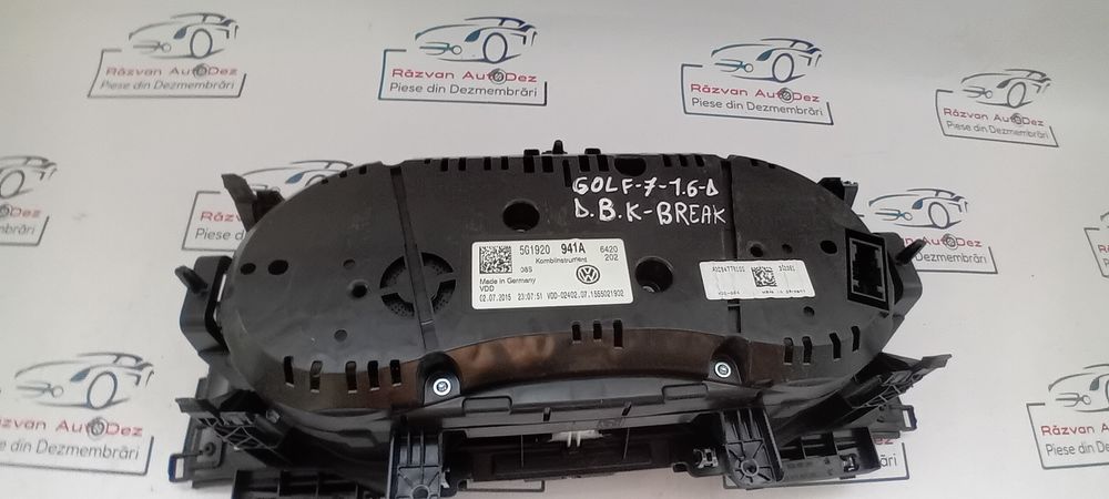 ceasuri bord uk  volkswagen golf 7 break 1.6 motorina 2014