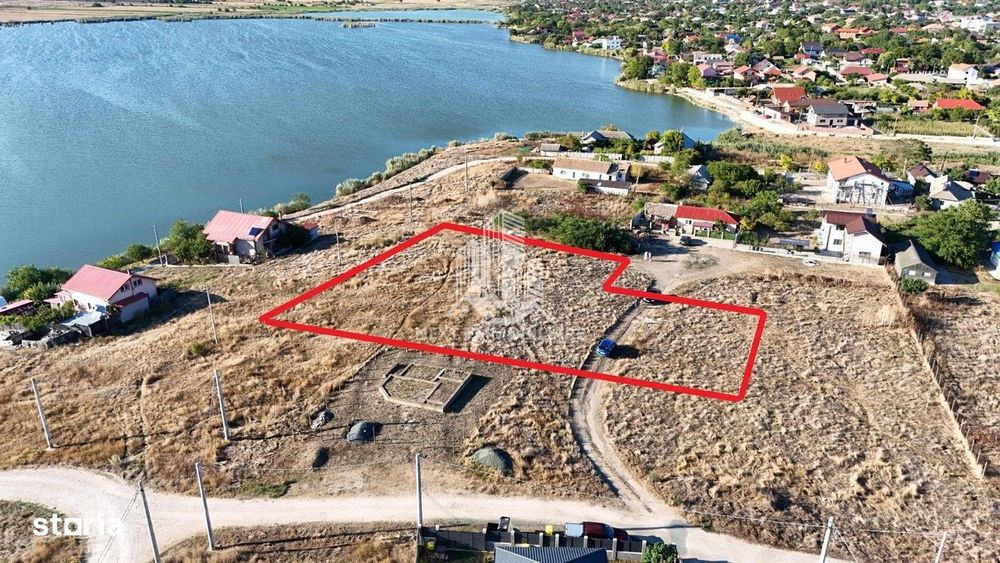 Teren intravilan, Corbu,  2380 mp langa lac
