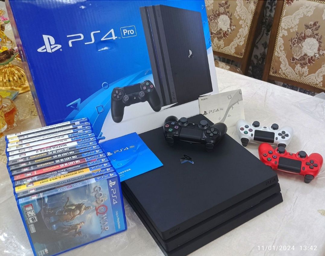 Sony playstation 4 pro 72 ta oʻyin