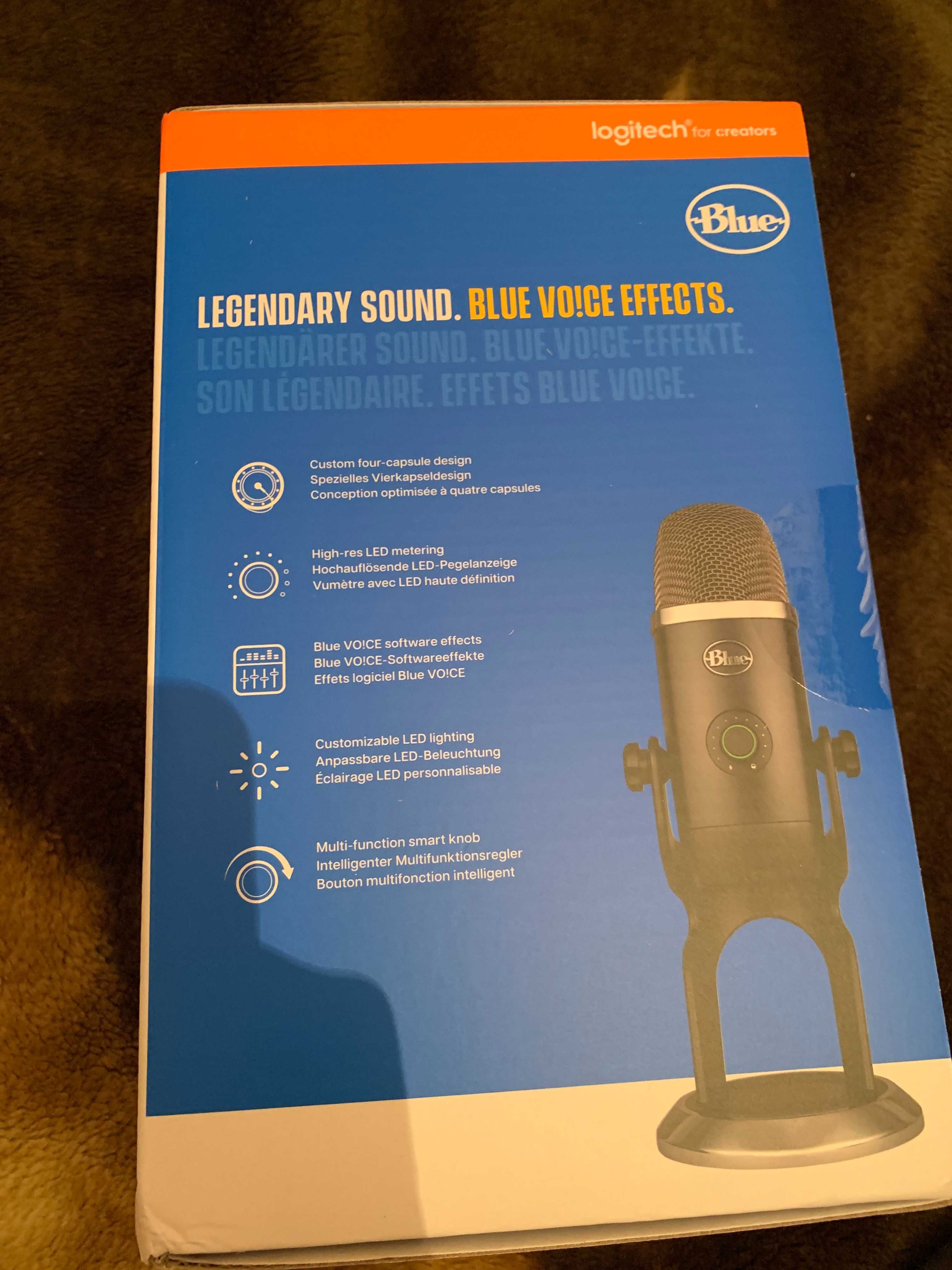 Logitech / Blue Microphones Yeti X - чисто нов, с гаранция