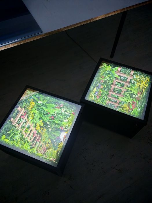 Masa de cafea Infinity Mirror ( Tip Oglinda )