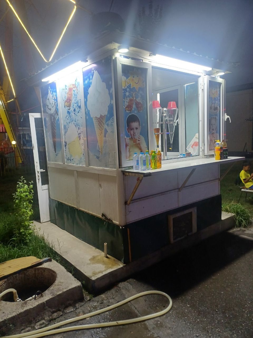 Газвода аппарат+будка сотилади.