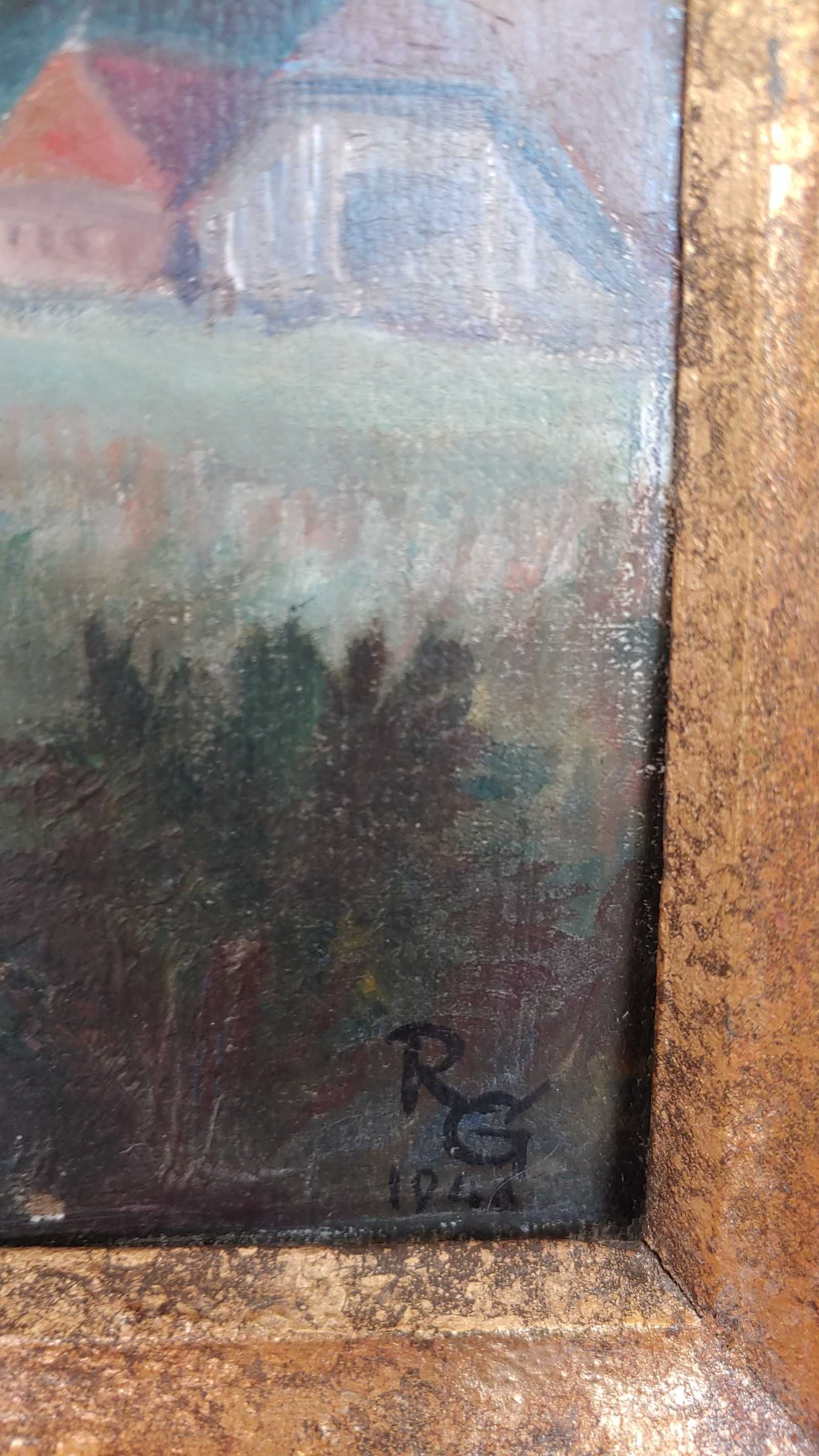 Пейзаж на известния художник, 1946 г., оригинал