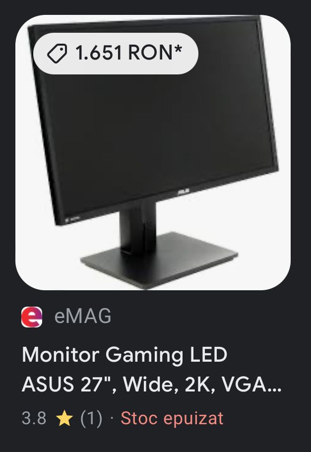 Monitor ASUS Gaming