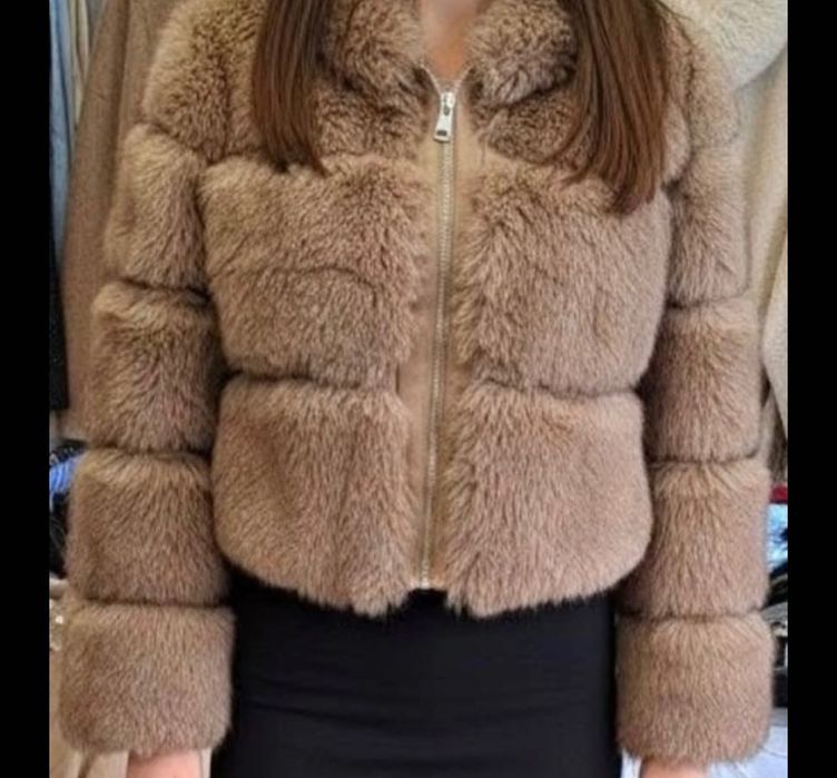 Пухкаво палто, високо качество!