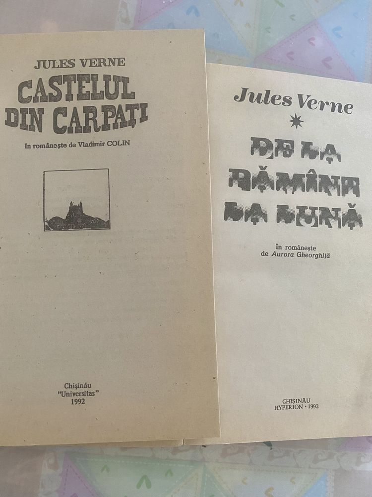 Jules Verne-Castelul din Carpați/De la Pământ la lună.