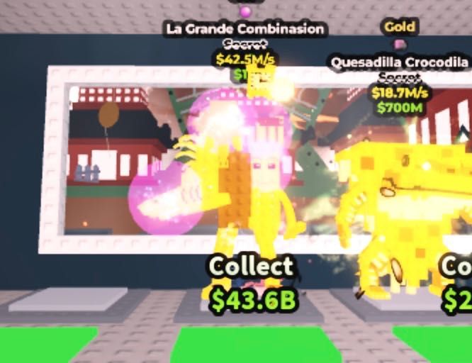 La Grande Combinasion Gold - Steal A Brainrot (FOARTE RAR DE LUAT)