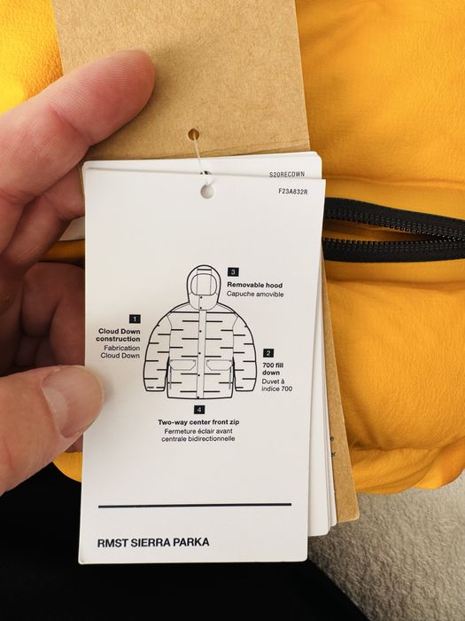North Face RMST Sierra Parka, Real down 700