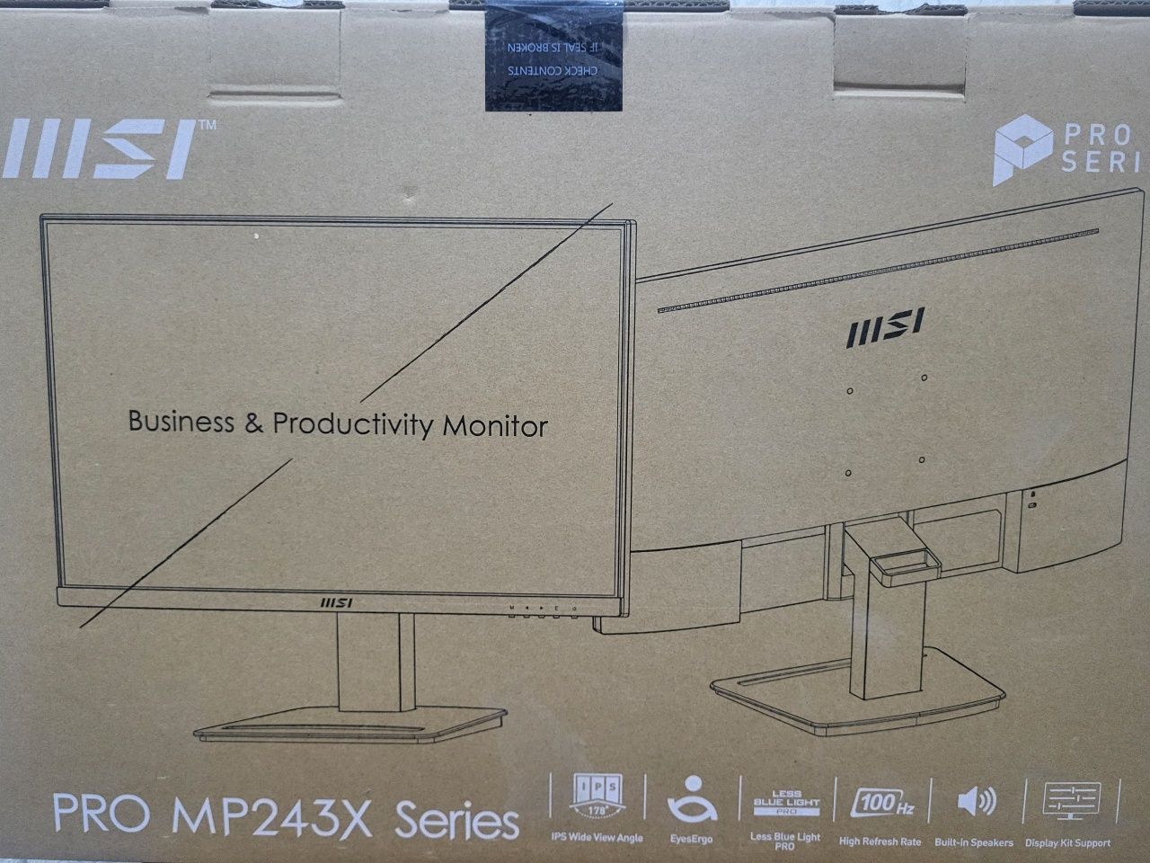 Новые 24" IPS MSI PRO, MP243X IPS 100Hz