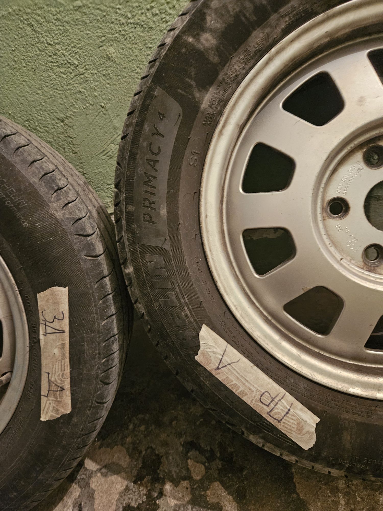 Джанти 5х112 r15 с гуми 195/65/15 Michelin