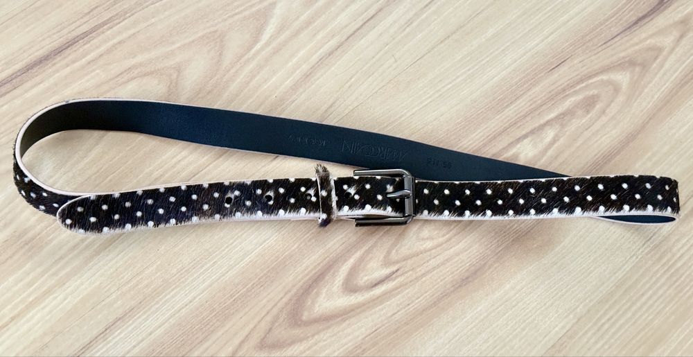 MarcCain колан с естествен косъм