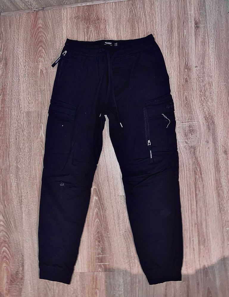 Pantaloni Cargo Negrii