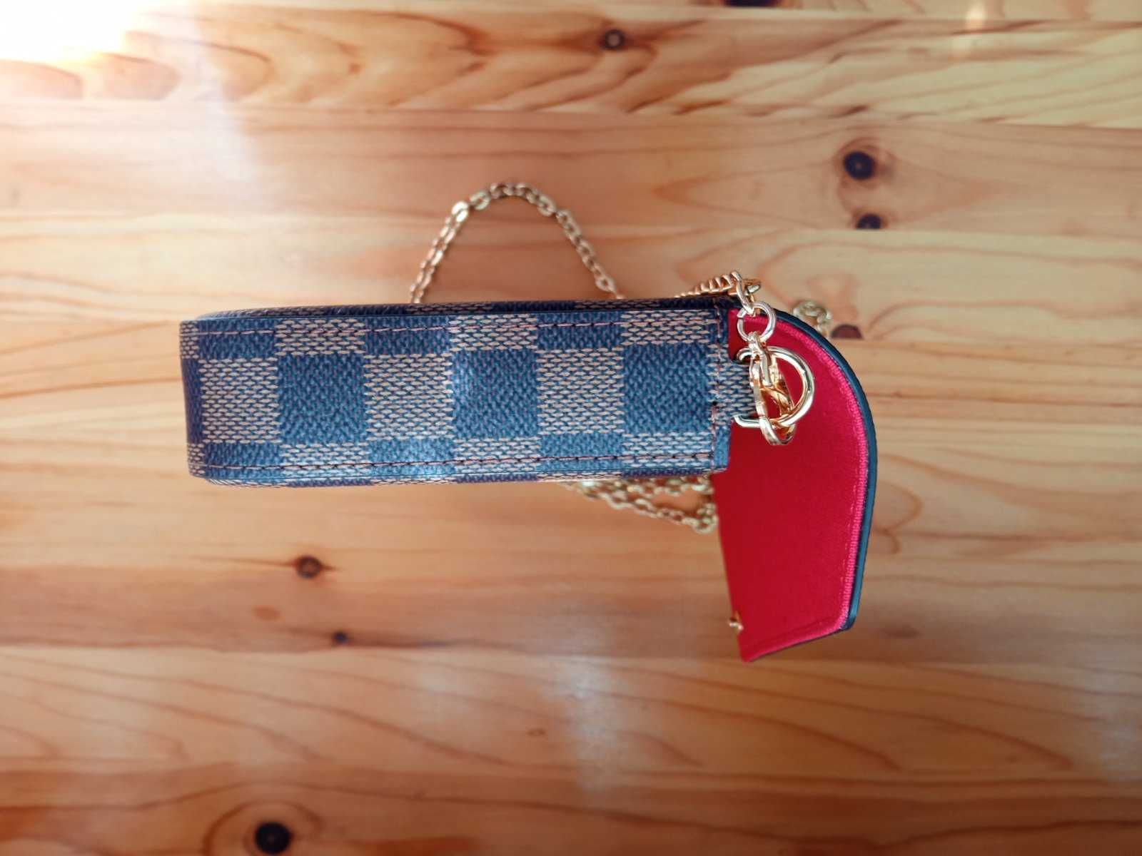 Louis Vuitton дамска чанта Félicie с Подвижен джоб с цип